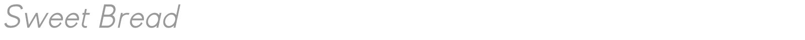 Sweet Bread font preview